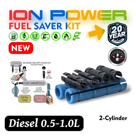 Ion 3H® HHHO kit 0.5-1.0L Diesel 2-cylinder engine, No Need Hho Kit Hho Generator Hho